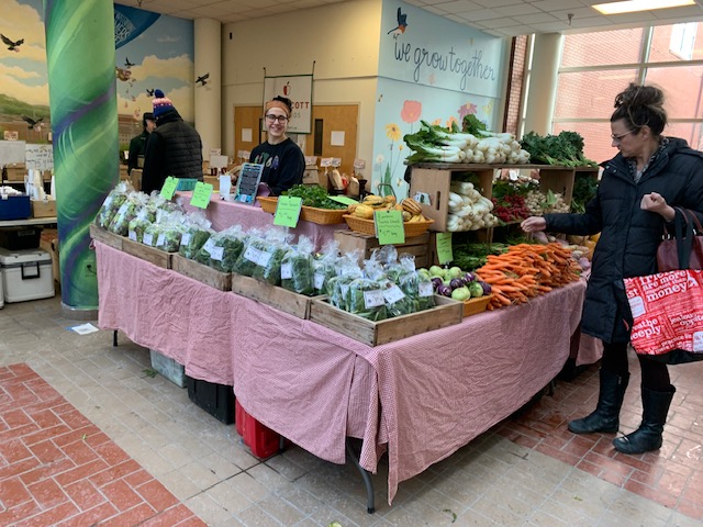 Farmers Market booth