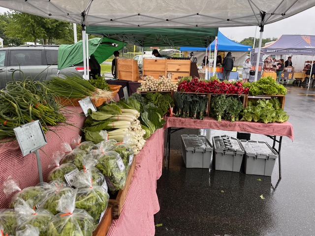 Fresh vegetables at market