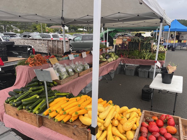 Farmers market vegetables